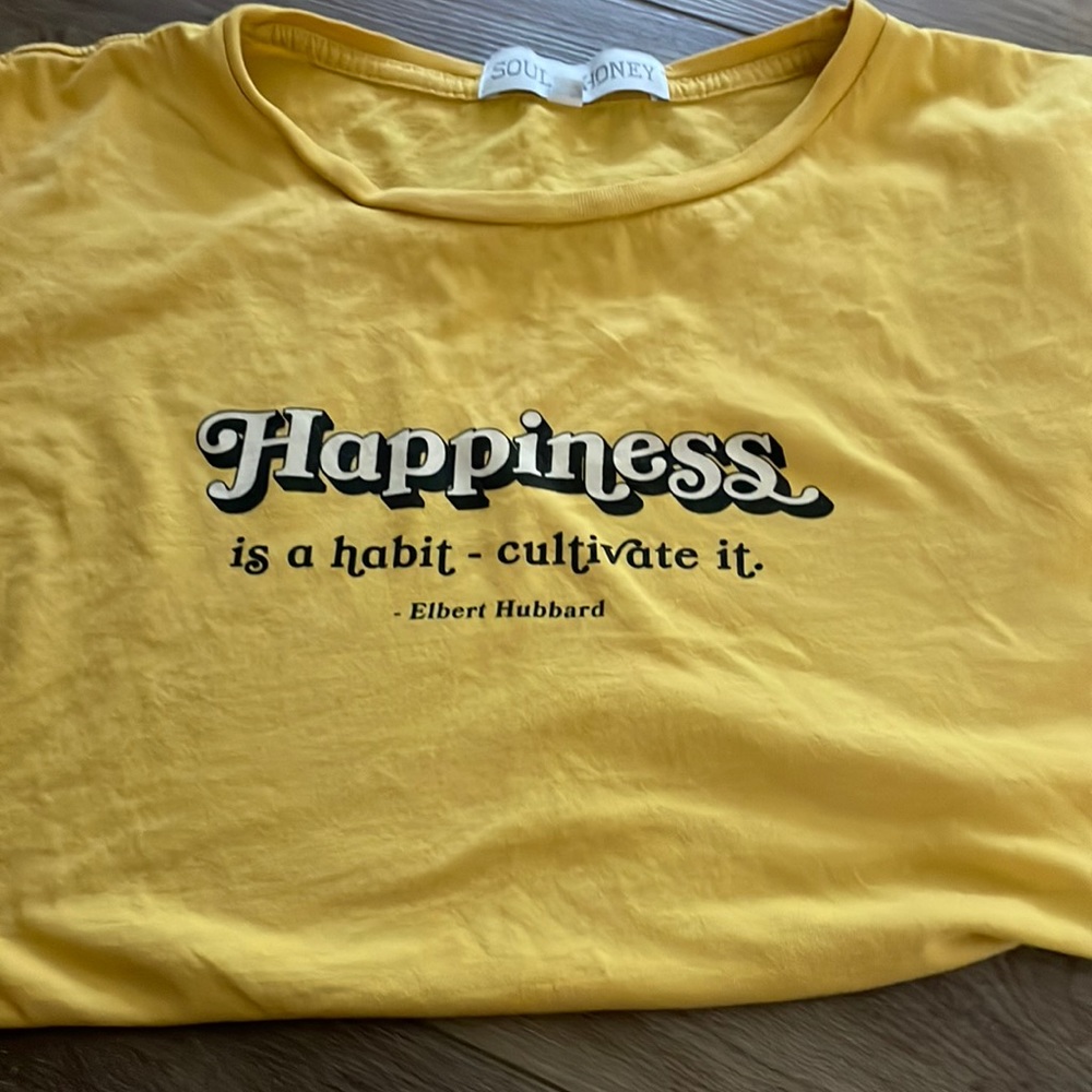Yellow shirt size small